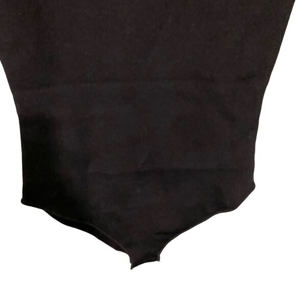 Zara Black Lace Back Knit Sleeveless Body Suit Tank Top in Size Medium - Picture 5 of 8